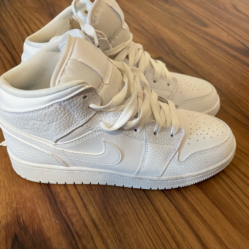 Jordan White Mid Sneakers